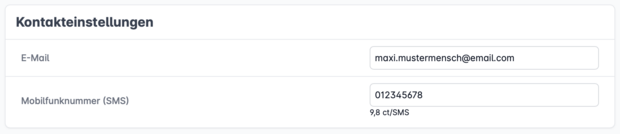Um Ihrer Nebenstelle ein bestimmten Kontakt zuzuordnen empfiehlt es das Kontaktfeld auszuf&uuml;llen.