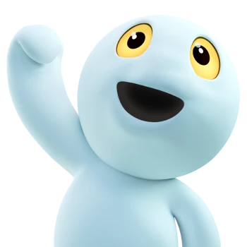 Easybell Ping mit einem Arm in der Luft